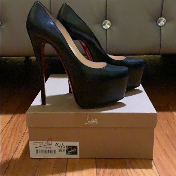 Christian Louboutin Shoes - Christian Louboutin Daffodile 160 Kid in Black